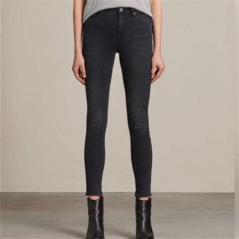 all saints black jeans womens|More.